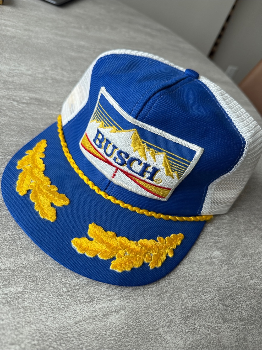 Vintage Bush Beer Trucker Hat — Rare Throwback Collectible